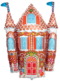 FM фигура большая 901758 Пряничный домик Фольга